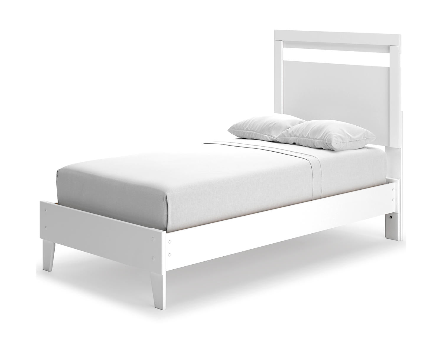 Flannia Twin Panel Platform Bed