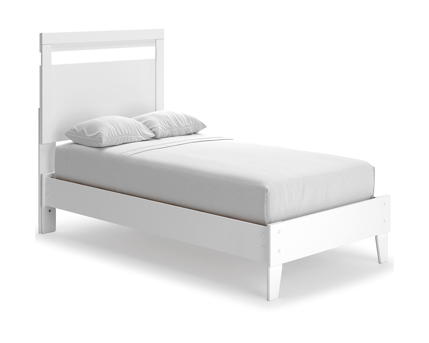 Flannia Twin Panel Platform Bed