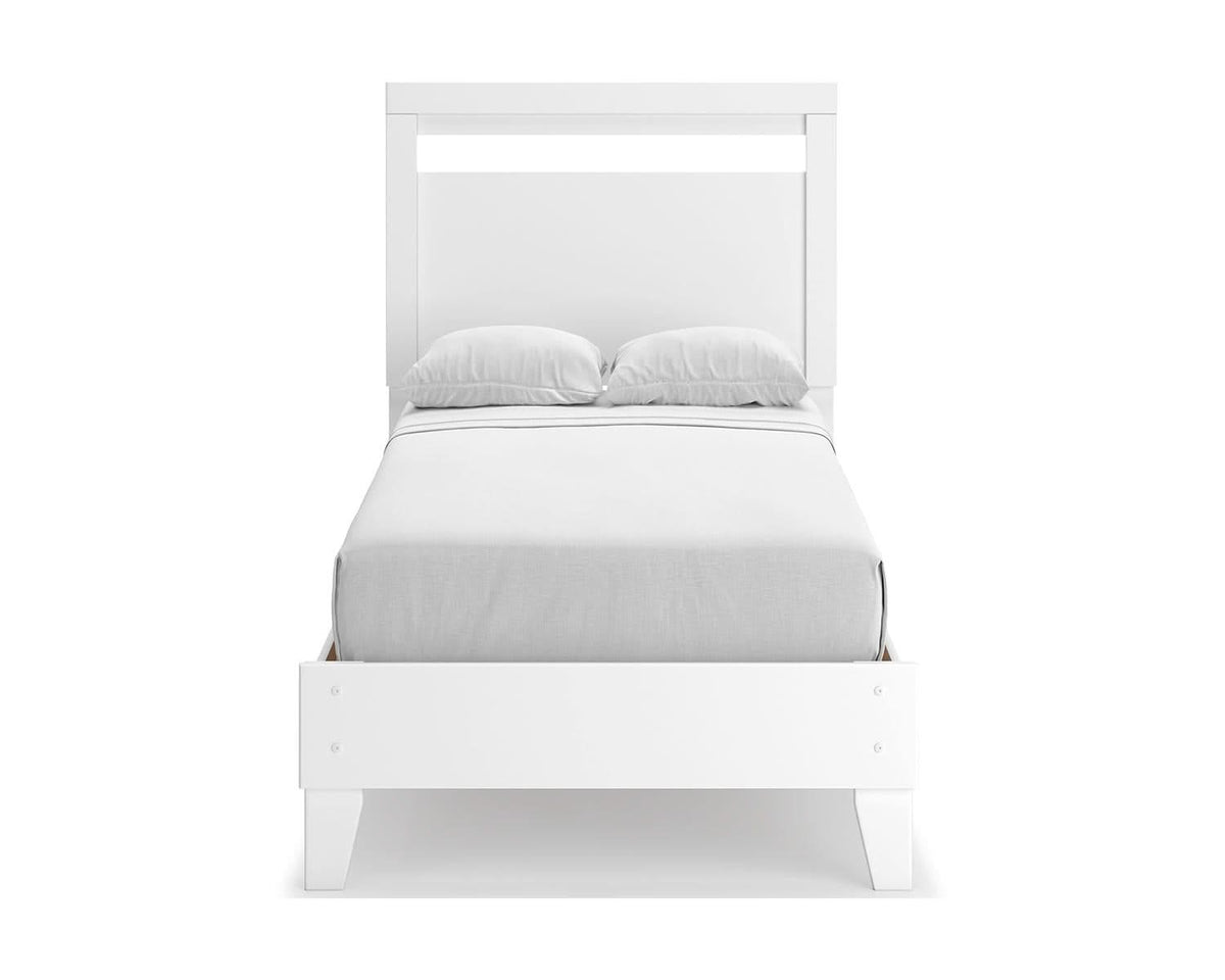 Flannia Twin Panel Platform Bed