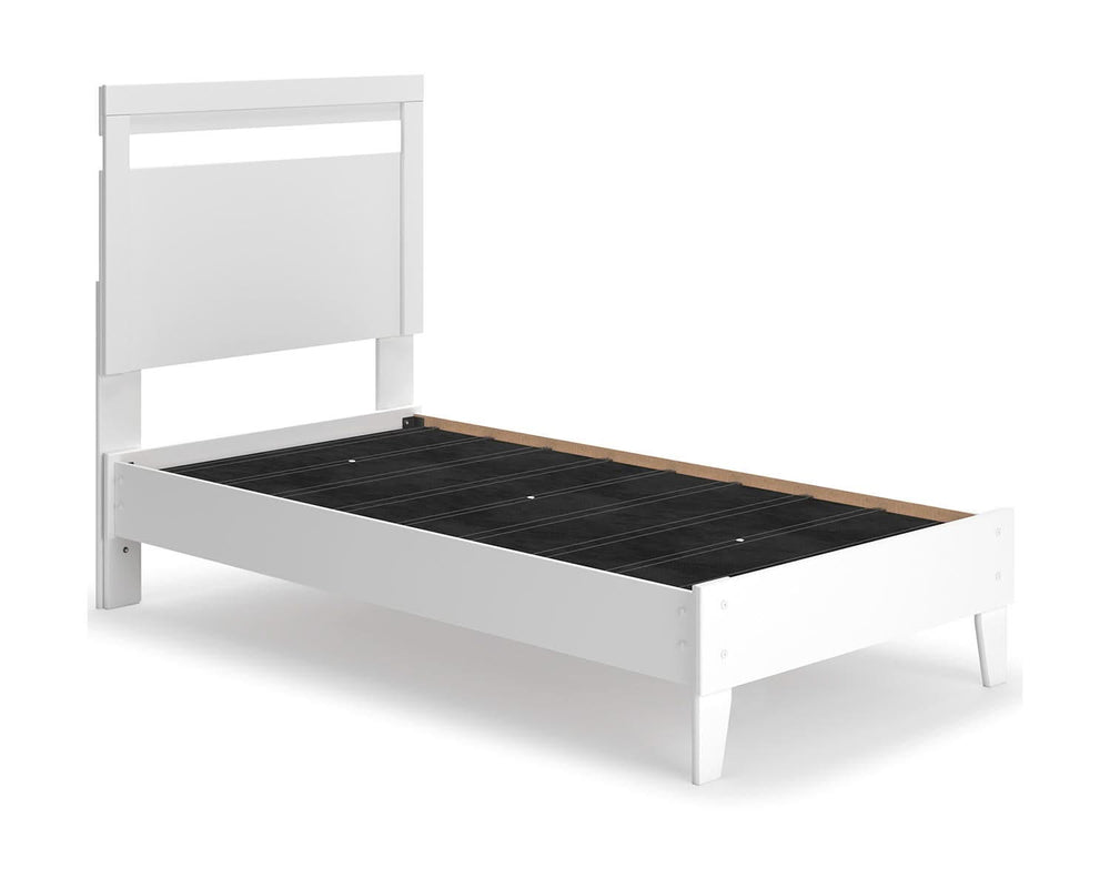 Flannia Twin Panel Platform Bed