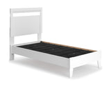 Flannia Twin Panel Platform Bed