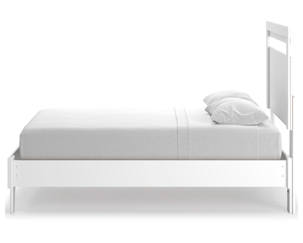 Flannia Twin Panel Platform Bed