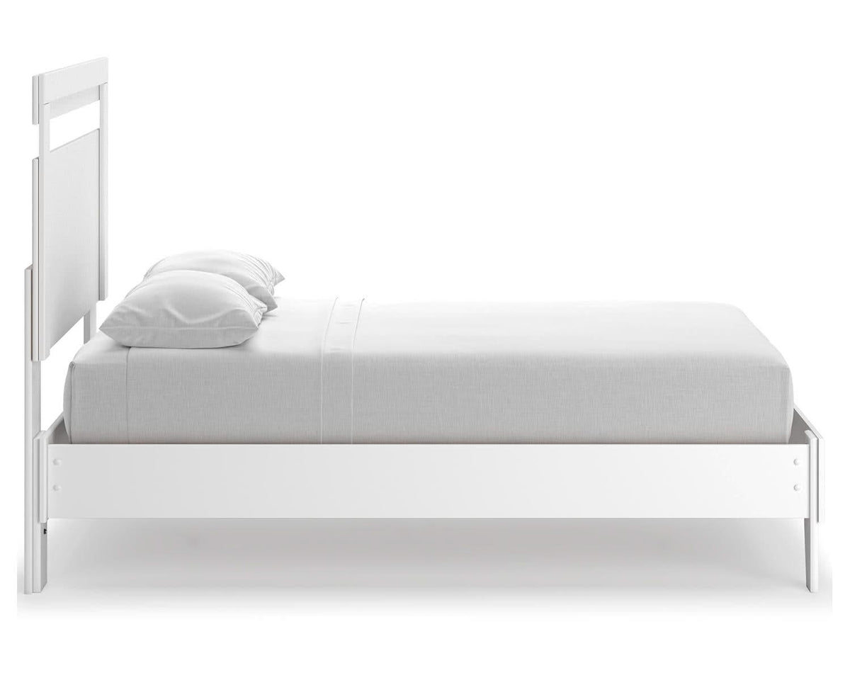 Flannia Twin Panel Platform Bed