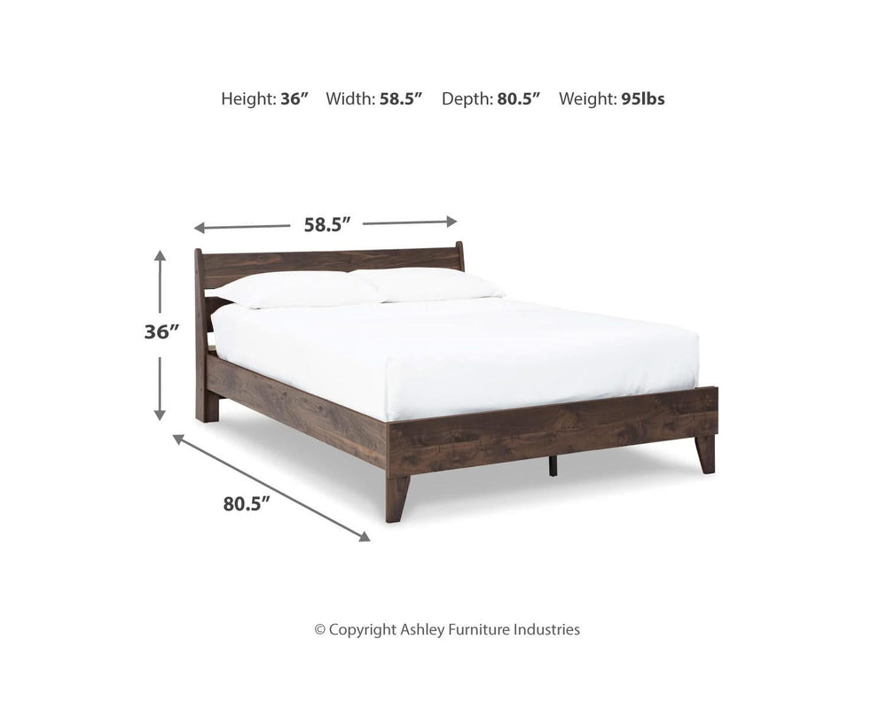 Cama de plataforma con paneles completos Calverson