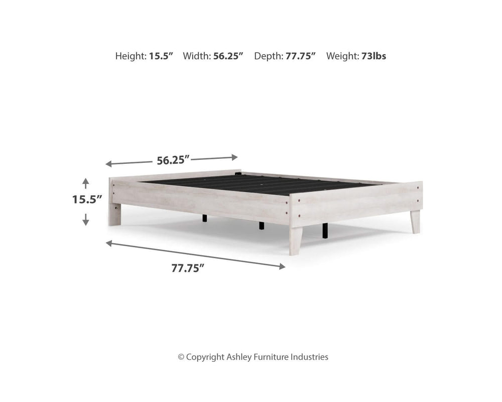 Cama de plataforma completa Shawburn