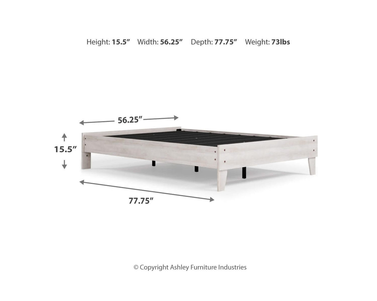 Cama de plataforma completa Shawburn