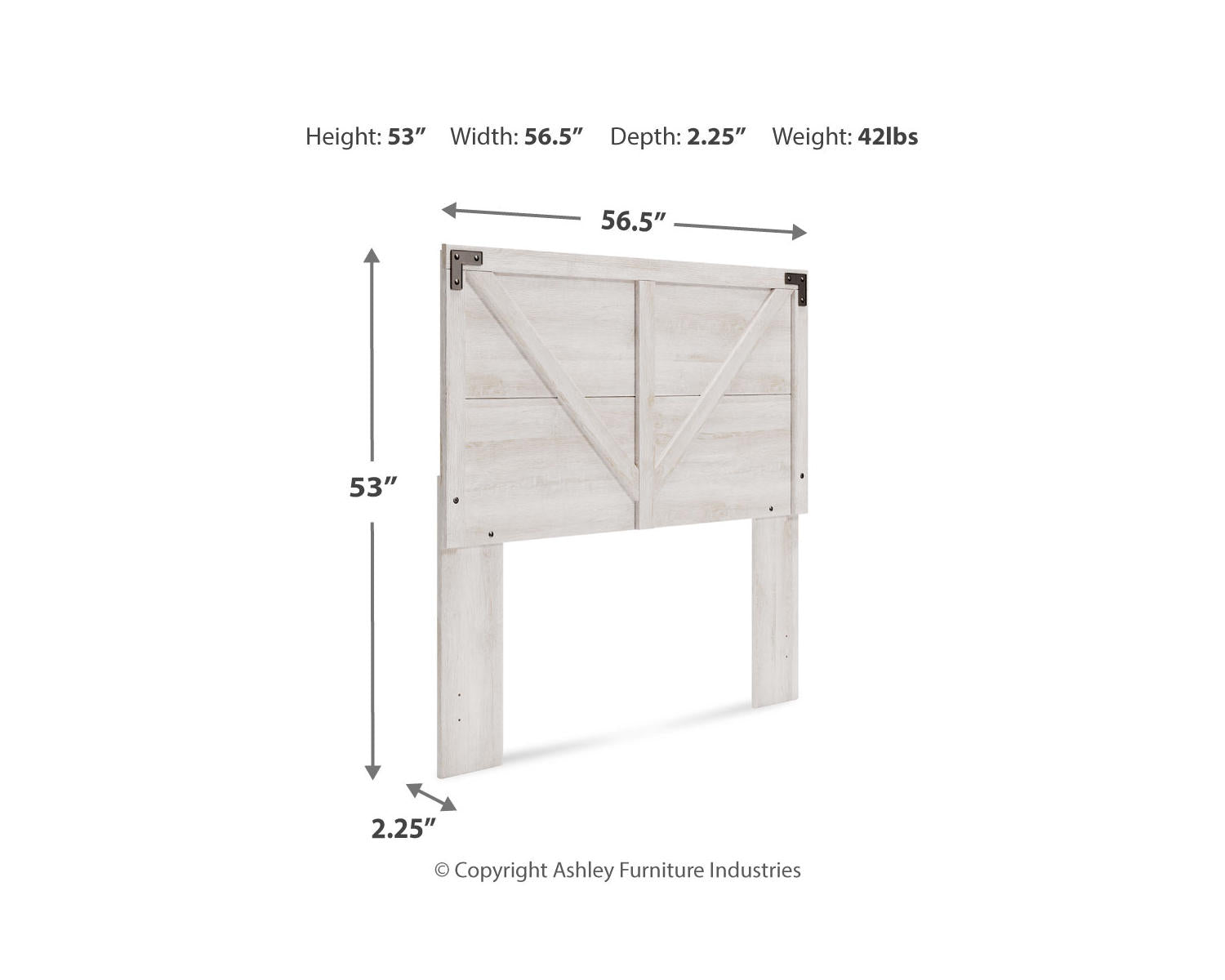 Shawburn Full Crossbuck Panel Headboard