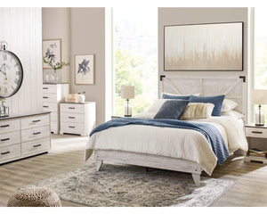 Shawburn Queen Crossbuck Panel Platform Bed