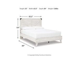 Shawburn Queen Crossbuck Panel Platform Bed