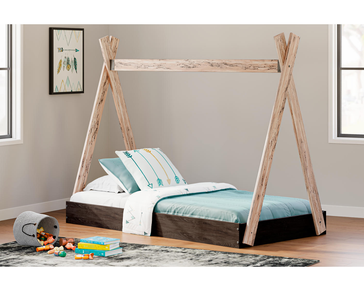 Piperton Twin Tent Complete Bed in Box