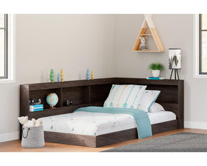 Piperton Twin Bookcase Storage Bed