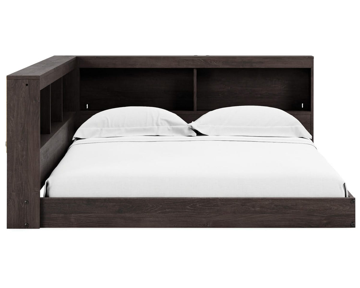 Piperton Full Bookcase Storage Bed
