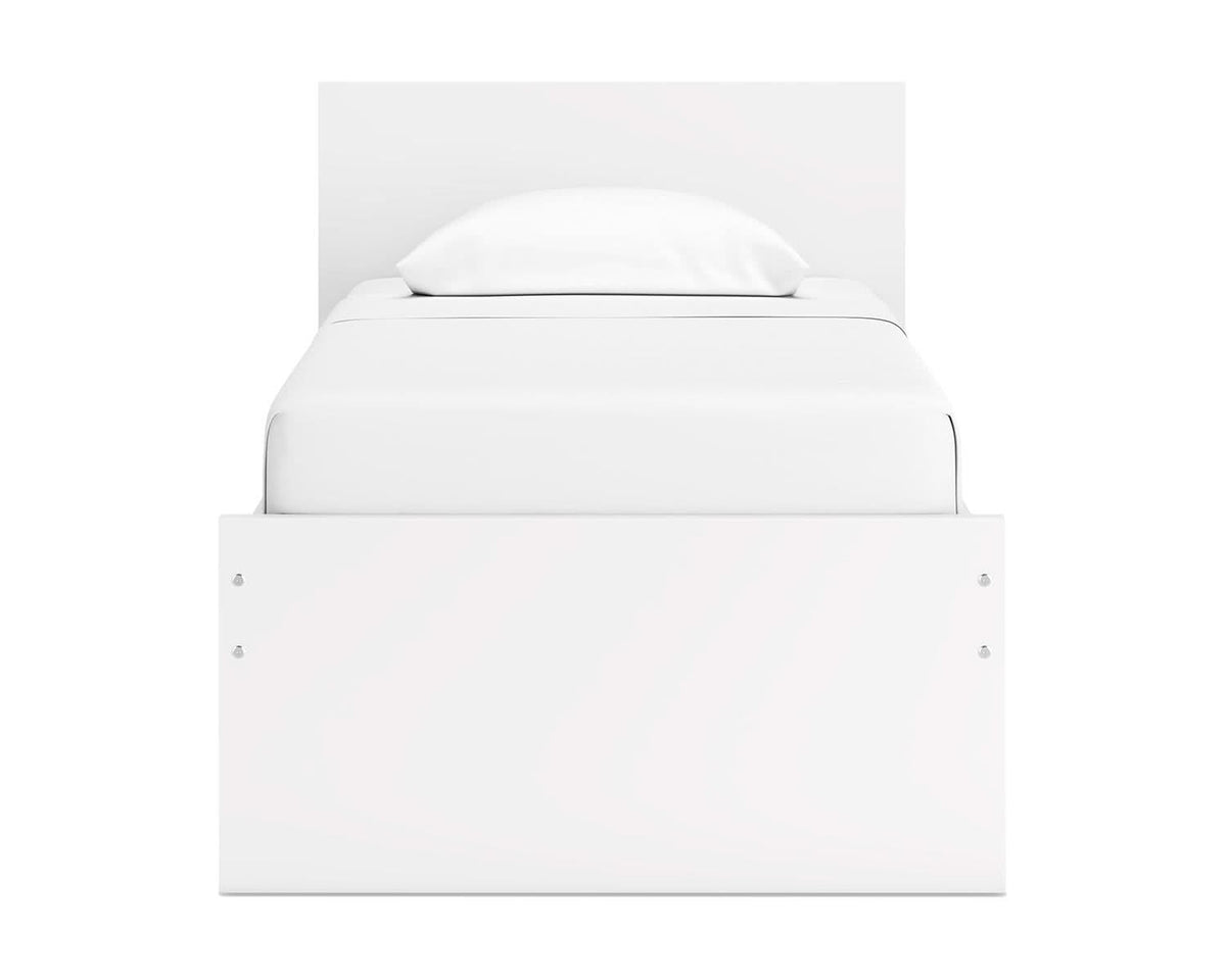 Onita Twin Panel Platform Bed with 1 Side Storage