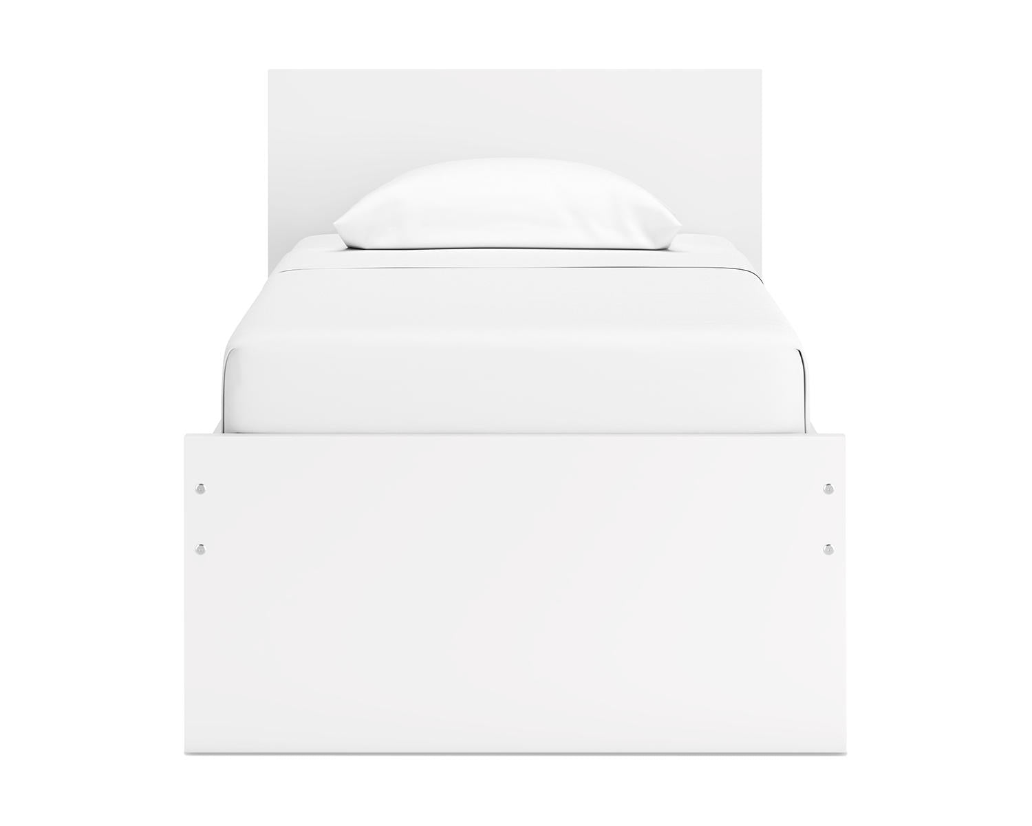 Onita Twin Panel Platform Bed with 1 Side Storage