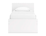 Onita Twin Panel Platform Bed with 1 Side Storage