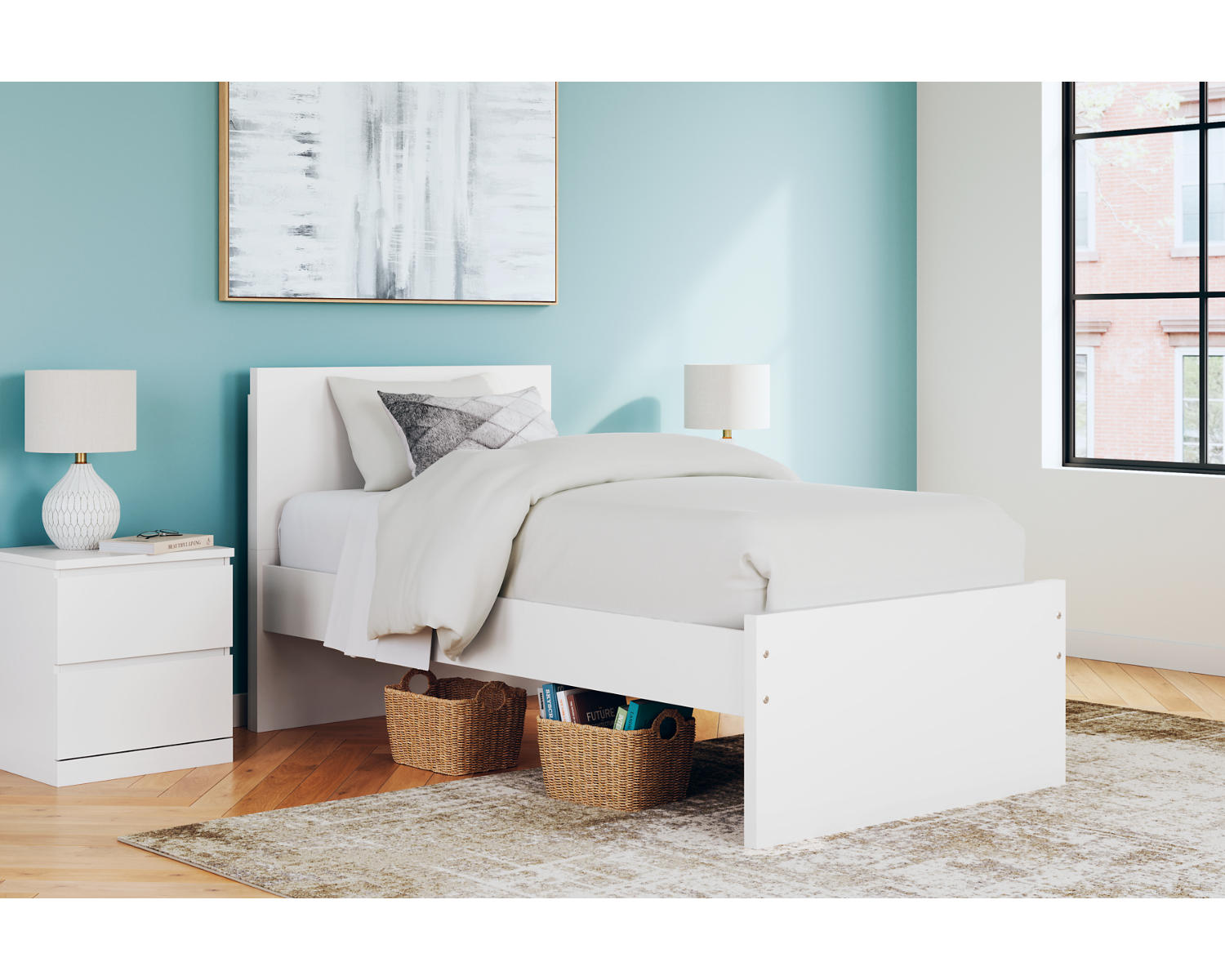 Onita Twin Panel Platform Bed