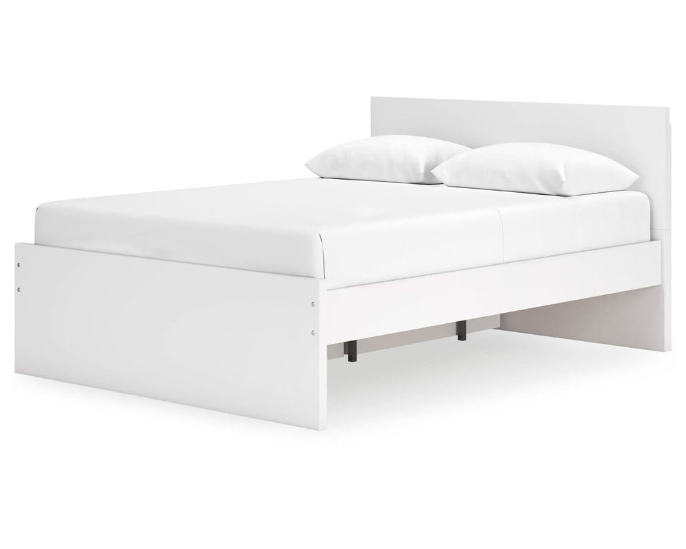 Onita Queen Panel Platform Bed with 1 Side Storage