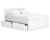 Onita Queen Panel Platform Bed with 1 Side Storage