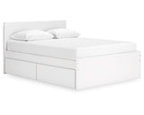 Onita Queen Panel Platform Bed with 1 Side Storage