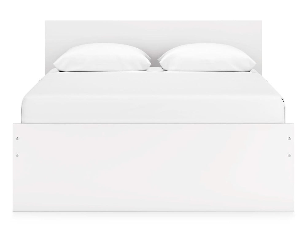 Onita Queen Panel Platform Bed with 1 Side Storage