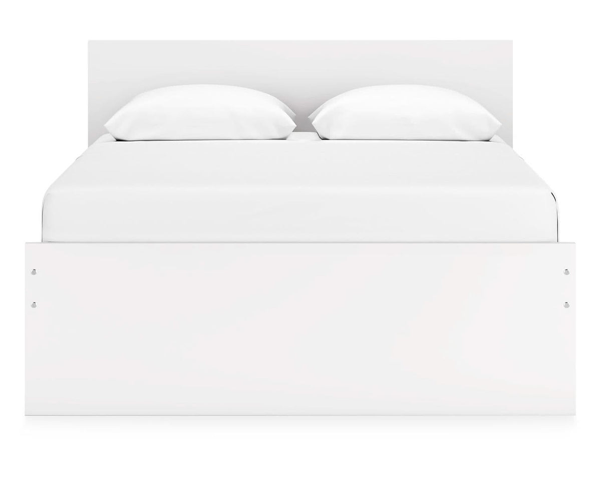 Onita Queen Panel Platform Bed with 1 Side Storage