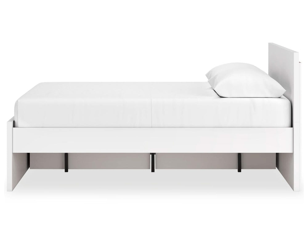 Onita Queen Panel Platform Bed with 1 Side Storage