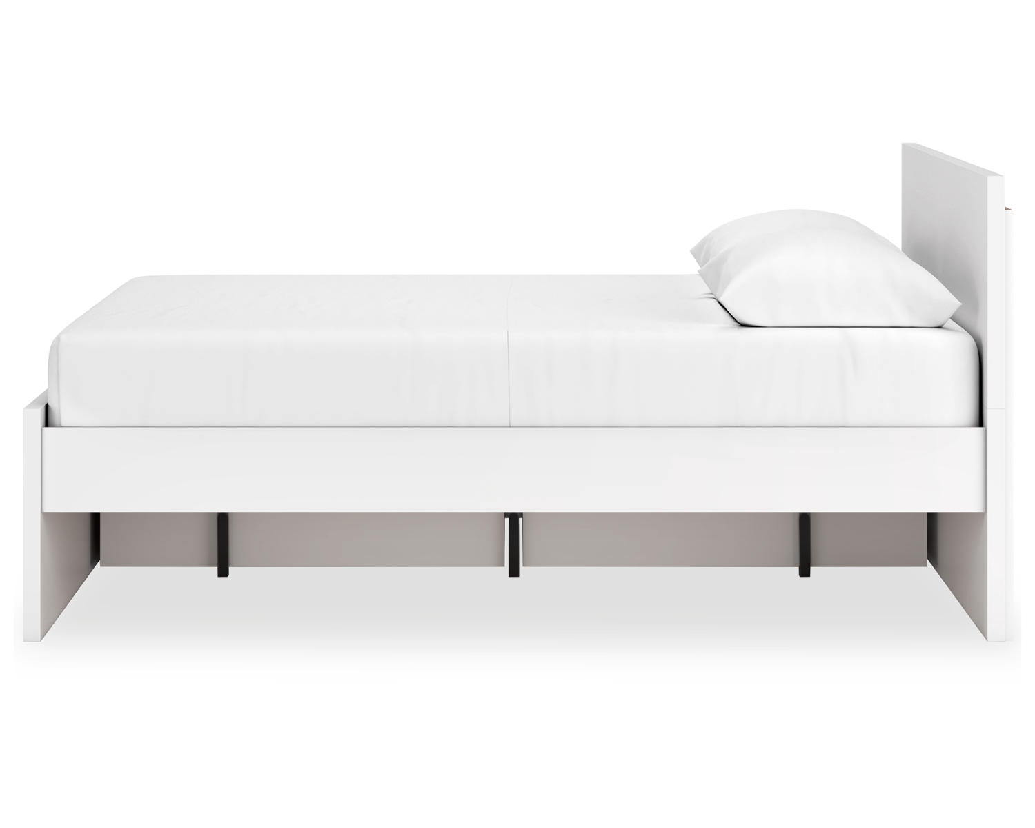 Onita Queen Panel Platform Bed with 1 Side Storage