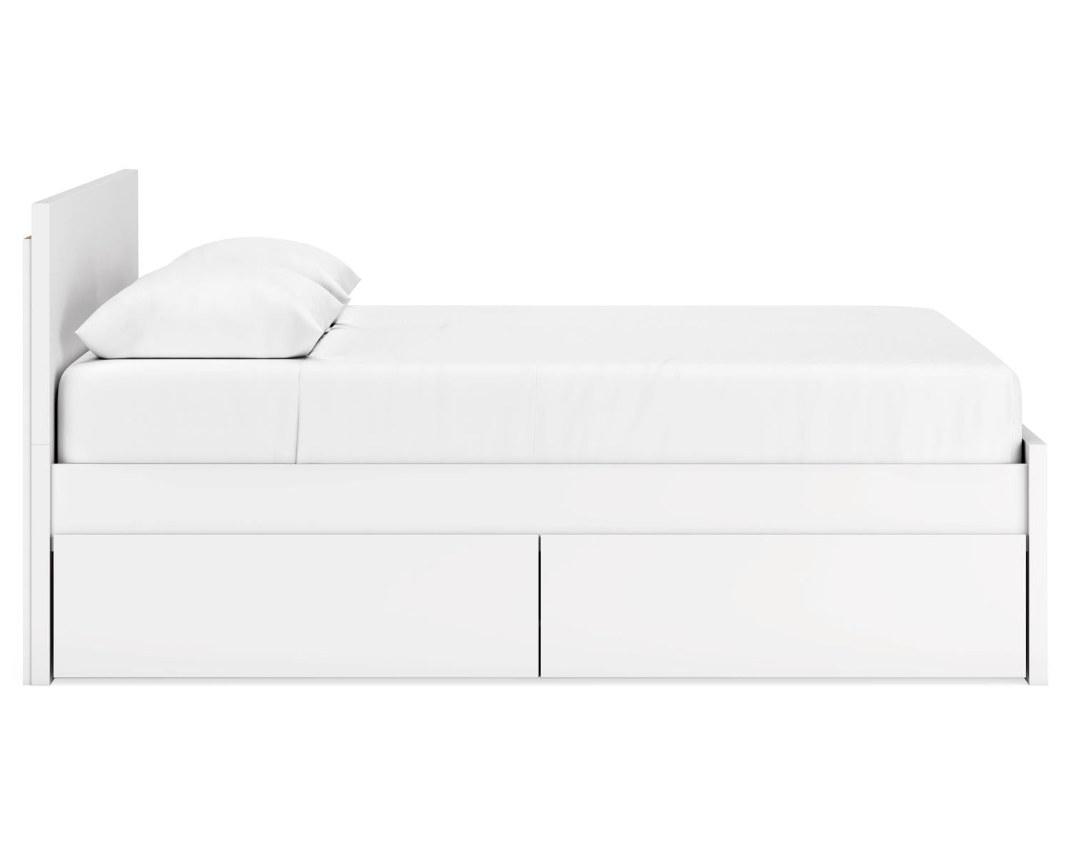 Onita Queen Panel Platform Bed with 1 Side Storage
