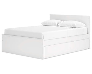 Onita Queen Panel Platform Bed with 2 Side Storage