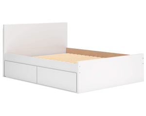 Onita Queen Panel Platform Bed with 2 Side Storage