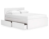 Onita Queen Panel Platform Bed with 2 Side Storage