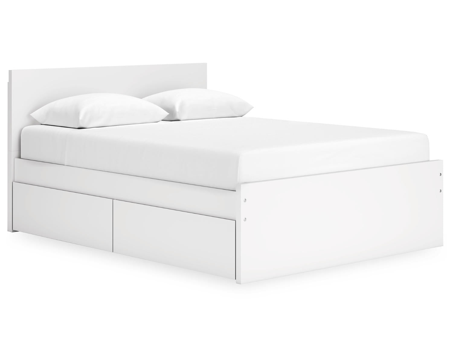 Onita Queen Panel Platform Bed with 2 Side Storage