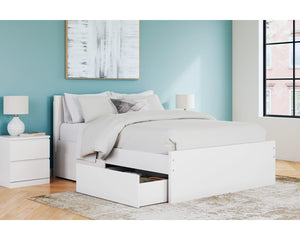 Onita Queen Panel Platform Bed with 2 Side Storage
