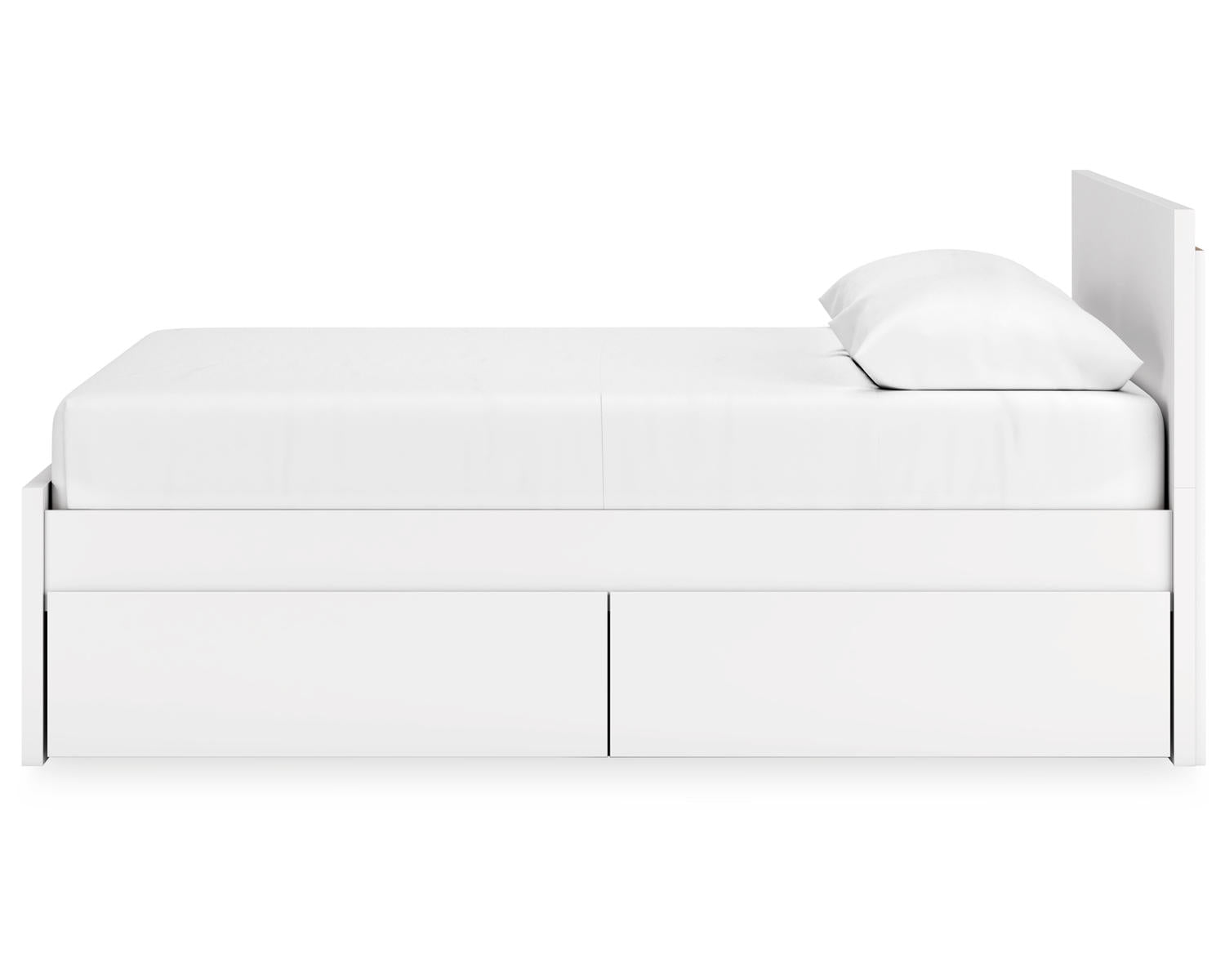 Onita Queen Panel Platform Bed with 2 Side Storage
