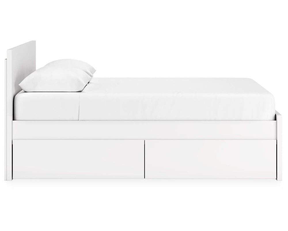 Onita Queen Panel Platform Bed with 2 Side Storage