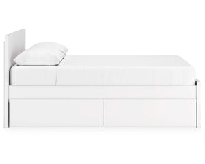 Onita Queen Panel Platform Bed with 2 Side Storage
