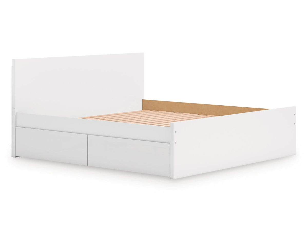 Onita King Panel Platform Bed with Storage