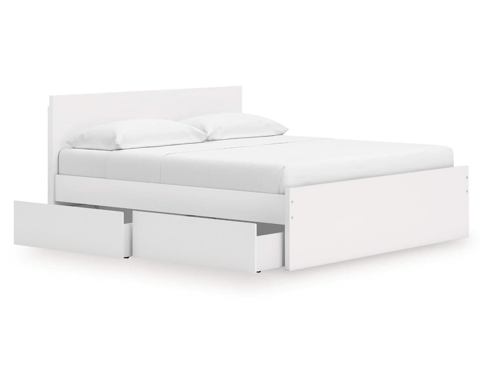 Onita King Panel Platform Bed with Storage