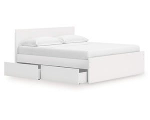 Onita King Panel Platform Bed with Storage