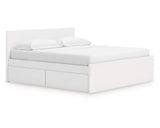 Onita King Panel Platform Bed with Storage