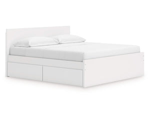 Onita King Panel Platform Bed with Storage