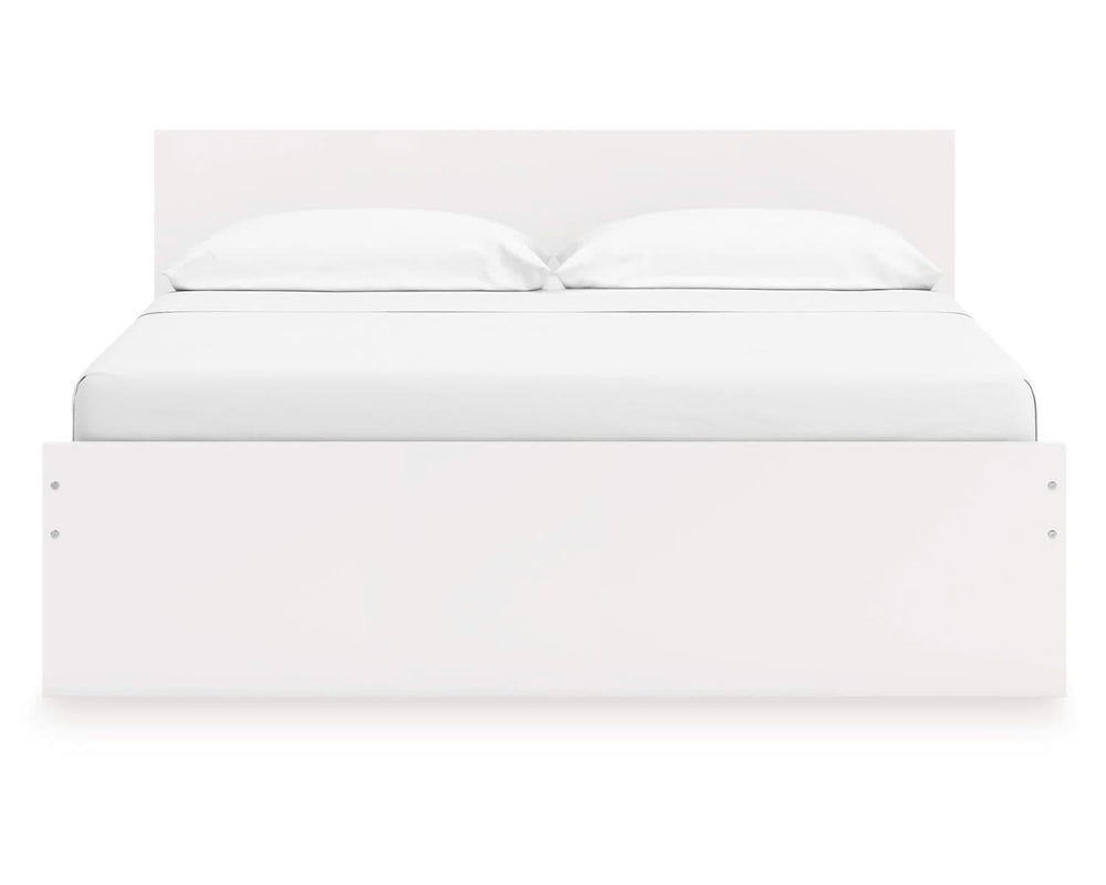 Onita King Panel Platform Bed with 2 Side Storage