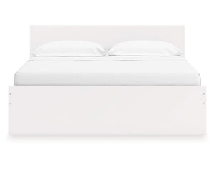 Onita King Panel Platform Bed with 2 Side Storage