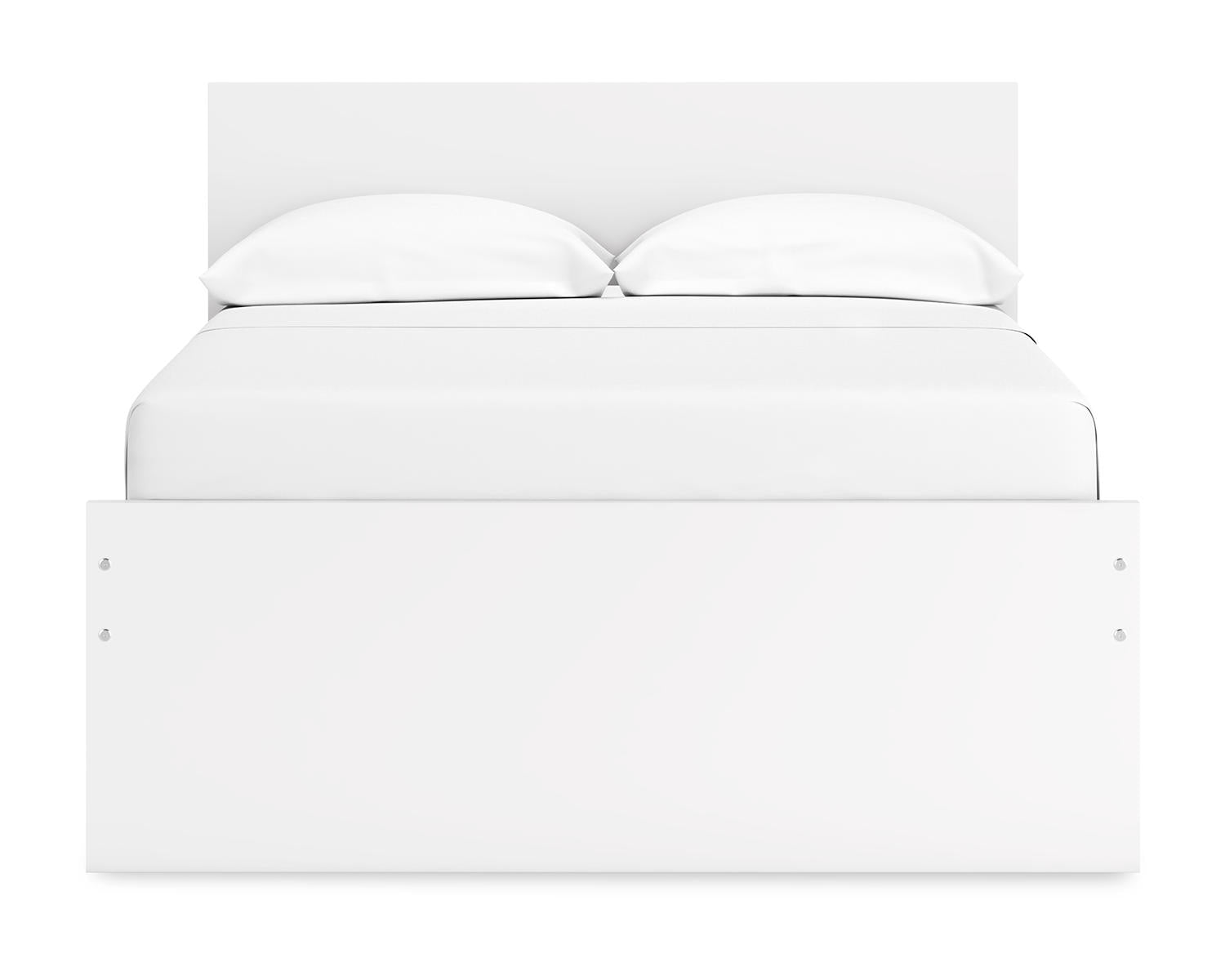 Onita Full Panel Platform Bed with 1 Side Storage