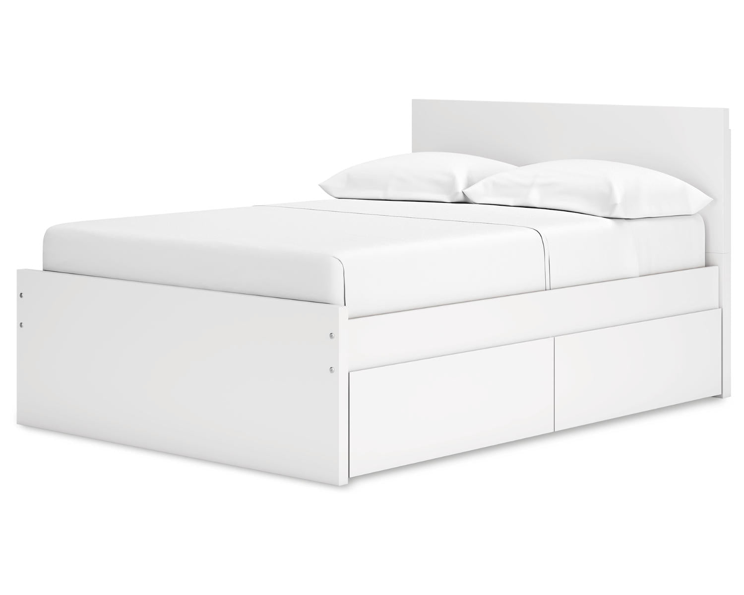 Onita Full Panel Platform Bed with 2 Side Storage