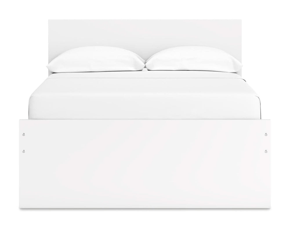 Cama de plataforma Onita con paneles completos y almacenamiento en dos lados