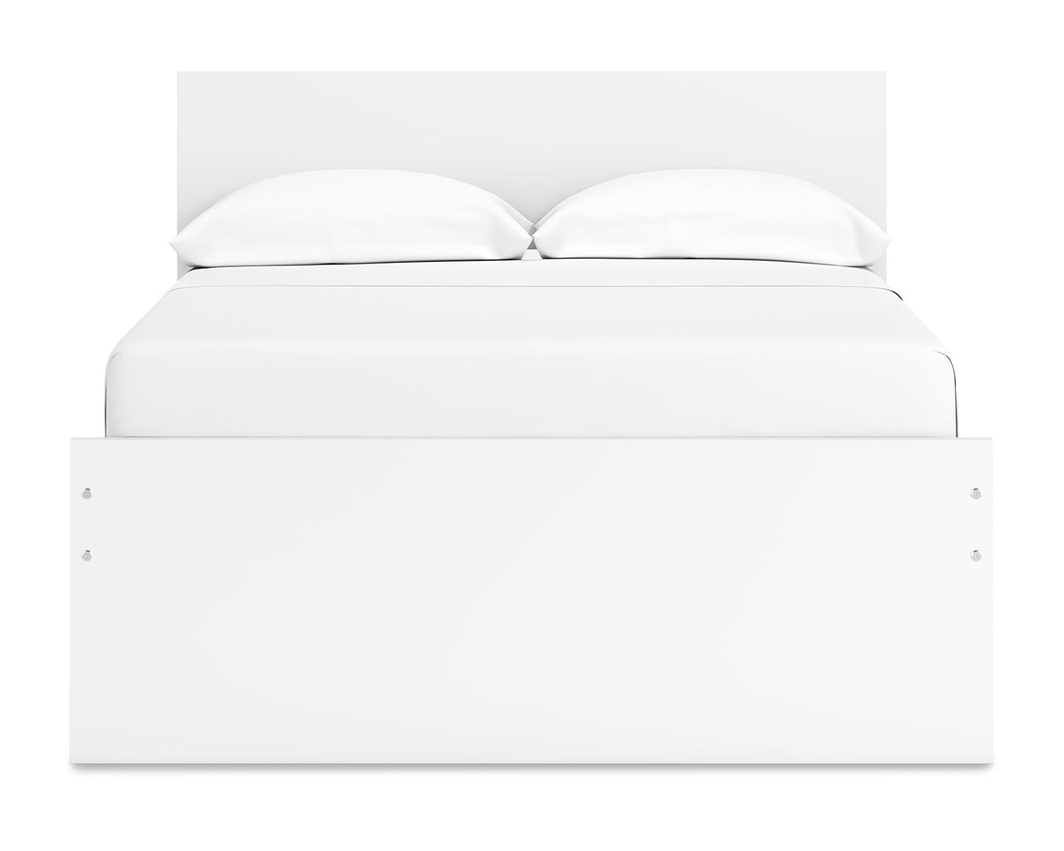 Onita Full Panel Platform Bed with 2 Side Storage