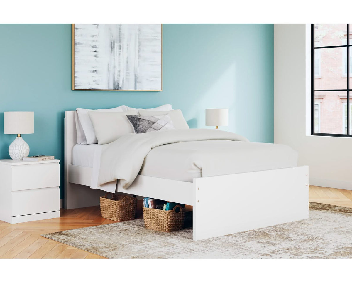 Cama de plataforma con paneles completos Onita