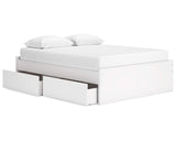 Cama Queen Onita con plataforma y dos laterales de almacenamiento