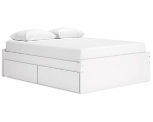 Cama Queen Onita con plataforma y dos laterales de almacenamiento